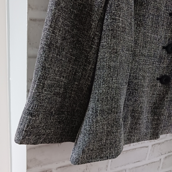 Covington • Women's Tweed-Like Button Front 3/4 Sleeve Blazer - Picture 5 of 15